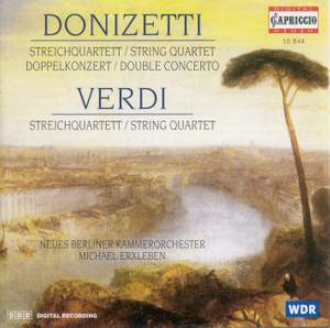 Verdi & Donizetti: String Quartets and Double Concerto