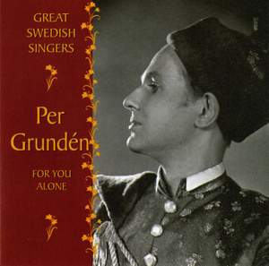 Great Swedish Singers: Per Grunden