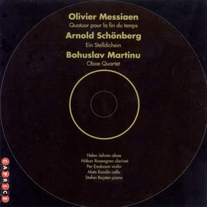 Messiaen / Schoenberg / Martinu: Chamber Music