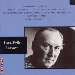 Lars-Erik Larsson: Concerto for Saxophone