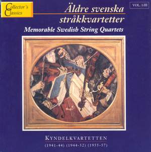 Memorable Swedish String Quartets Vol. 3