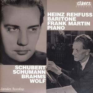 Heinz Rehfuss: Lieder Recital