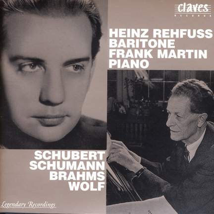 Heinz Rehfuss: Lieder Recital