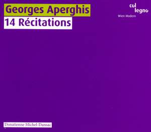 Aperghis, Georges: 14 Recitations