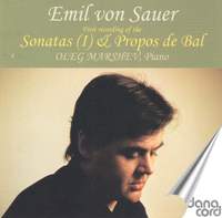 Von Sauer: Piano Sonatas and Other Works Vol. 1