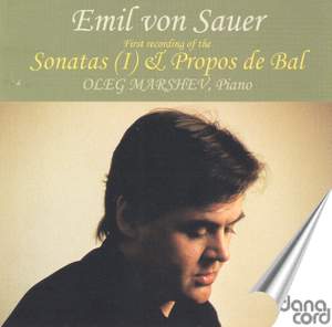 Von Sauer: Piano Sonatas and Other Works Vol. 1