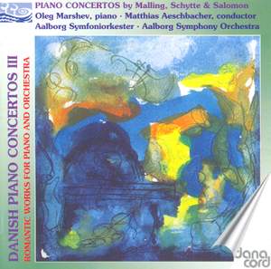 Malling, Schytte & Salomon - Danish Piano Concertos Product Image