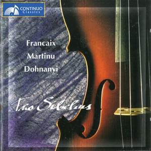 Françaix, Martinu & Dohnanyi: String Trios