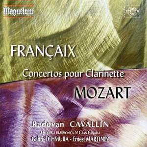 Françaix & Mozart: Concertos for Clarinet