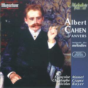 Cahen D'Anvers, Albert: Melodies