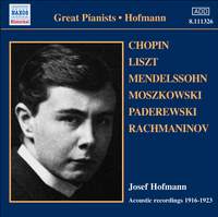 Josef Hofmann - Acoustic recordings (1916-1923)