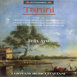 Tartini - Felix Ayo Violin Concertos Cycle, Vol. 3