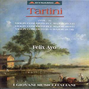 Tartini - Felix Ayo Violin Concertos Cycle, Vol. 3