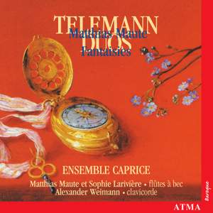 Telemann Duos - Matthias Maute Fantaisies