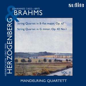Brahms: String Quartet No. 3 & Herzogenberg: String Quartet in G minor