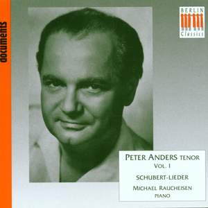 Anders, Peter: Schubert;songs