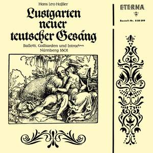 Hassler, H L: Lustgarten neuer teutscher Gesang (excerpts)