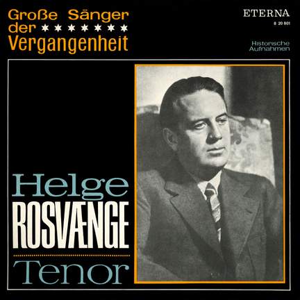 Helge Rosvaenge: Tenor