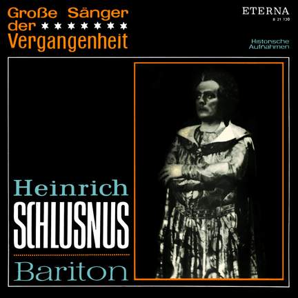 Heinrich Schlusnus: Baritone