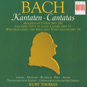 Bach, J S: Cantata BWV51 'Jauchzet Gott in allen Landen', etc.