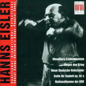 Hanns Eisler: Choral Songs - Children's Songs - Popular Songs