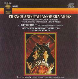 Forst, Judith: French And Italian Opera A
