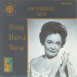 Marshall, Lois: Sings Oratoria and Operatic Arias