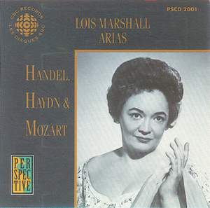 Marshall, Lois: Sings Oratoria and Operatic Arias