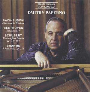 Dmitry Paperno plays Beethoven, Brahms, Busoni and Schubert