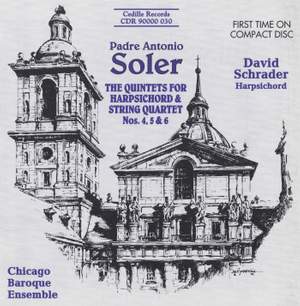 Soler: The Quintets for Harpsichord and String Quartet Nos. 4, 5 and 6
