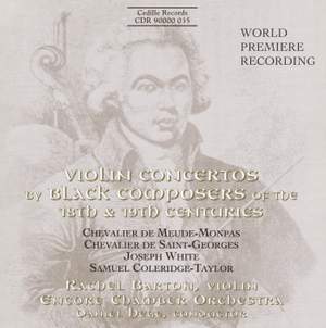 Violin Concertos by Black Composers of the 18th & 19th Centuries