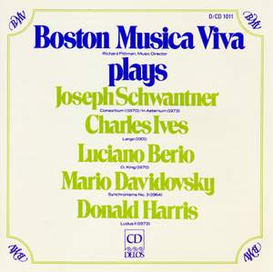 Boston Musica Viva plays Schwantner/Ives/Berio/Davidovsky/Harris