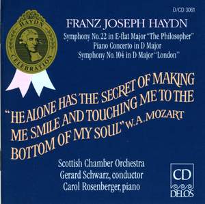 Haydn: Symphony No. 22 in E flat major 'The Philosopher', etc.