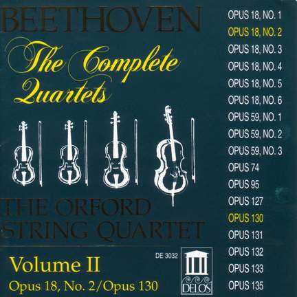 Beethoven: Complete String Quartets (Vol. II)
