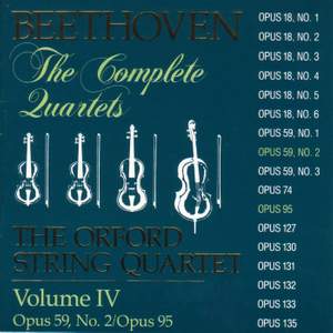 Beethoven: Complete String Quartets (Vol. IV)