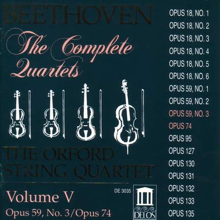 Beethoven: Complete String Quartets (Vol. V)