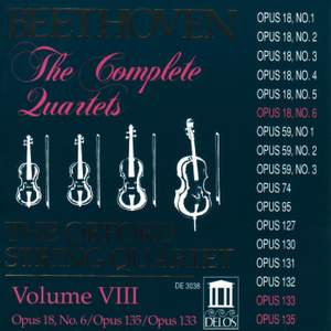 Beethoven: Complete String Quartets (Vol. VIII)