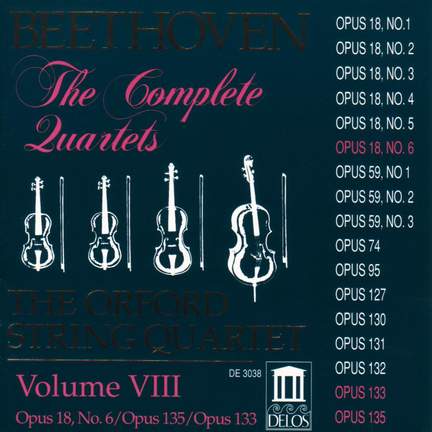 Beethoven: Complete String Quartets (Vol. VIII)