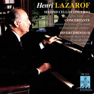 Henri Lazarof: Selected Works