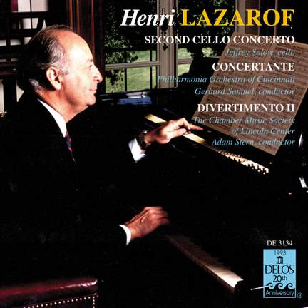 Henri Lazarof: Selected Works