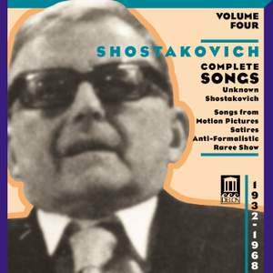 Shostakovich: Complete Songs Vol 4