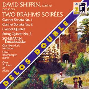 David Shifrin presents Two Brahms Soirées