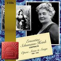 Ernestine Schumann-Heink - Opera Arias & Songs