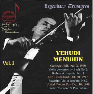 Yehudi Menuhin Vol. 1