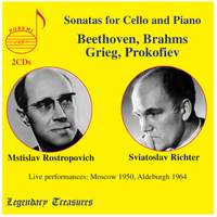 Rostropovich & Richter: Sonatas for Cello and Piano