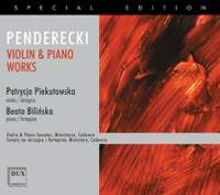 Penderecki: Violin & Piano Works