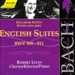 Bach, J S: English Suites Nos. 1-6, BWV806-811