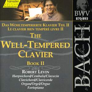 Bach, J S: The Well-Tempered Clavier, Book 2