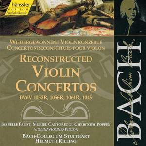 Bach: Reconstructed Violin Concertos Product Image
