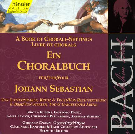 A Book of Chorale Settings for Johann Sebastian